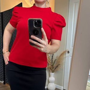 Ann Taylor Top in Red
